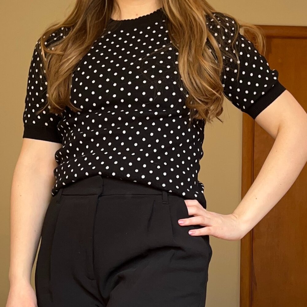 LOFT Polka Dot Top